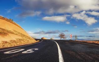 road in mountains photo