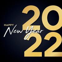 Happy new year template sparkling text Vector