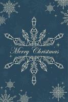 Luxury greeting card of Merry Christmas Vector