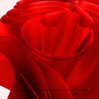 3D render wallpaper waves red photo