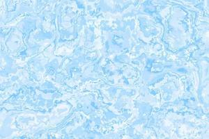 Blue abstract marble background. Vector winter frost texture