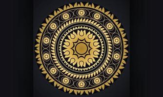 Frame with a pattern. Mandala design. vector