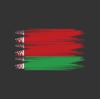 Belarus Flag Brush vector