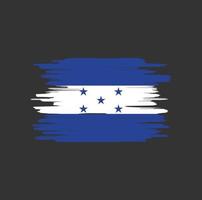 Honduras flag brush strokes vector