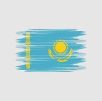 Kazakhstan Flag Brush vector