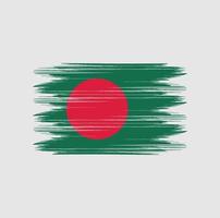 Bangladesh Flag Brush vector