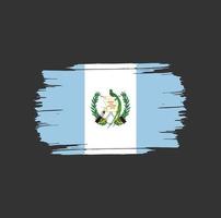 Guatemala Flag Brush Strokes. National Country Flag vector