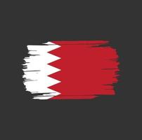 Bahrain Flag Brush Strokes. National Country Flag vector