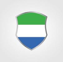 Sierra Leone Flag Design vector