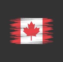 Canada Flag Brush vector