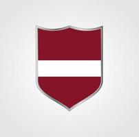 Latvia Flag Design vector