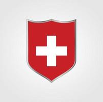 Switzerland Flag Design vector