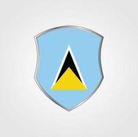 Flag of Saint Lucia Design vector