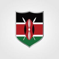 Kenya Flag Design vector