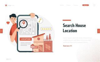 Search real estate location online
