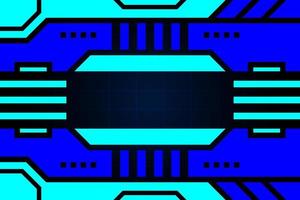 Blue abstract hud modern background technology digital design. vector