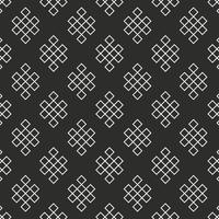 traditional nepal seamless pattern geometric karma loop background vector