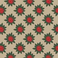 seamless beautiful floral pattern unique color flower background suitable for tablecloth vector