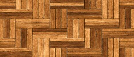 Herringbone wood floor texture background. Brown wooden surface wallpaper. 3D Rendering. photo