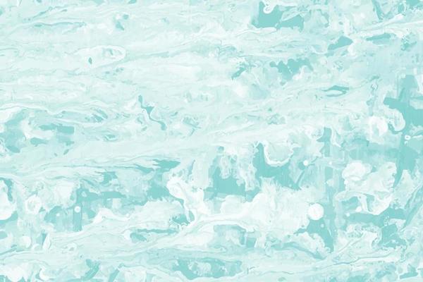 Mint abstract watercolor texture background. Green watercolour brush splash pattern