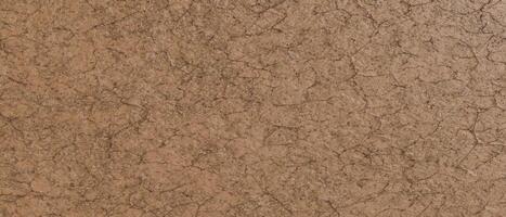 Dry muddy ground texture with cracks. Brown soil background. 3D Rendering illustration.