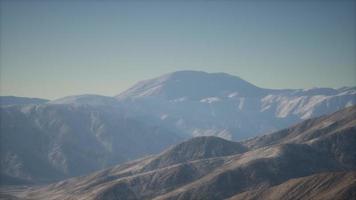 Mountains landscape in Afghanistan at sunset video