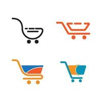 Supermarket shop logo vector