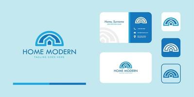 Vector House Logo Design Template - home, house, and modern Symbol Logo suitable for real estate agency, and real estate company