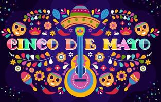 Cinco De Mayo Background vector