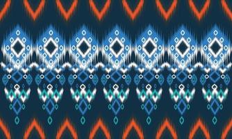 Geometric ethnic oriental pattern traditional Design for background,carpet,wallpaper,clothing,wrapping,Batik,fabric,Vector illustration.embroidery style. vector