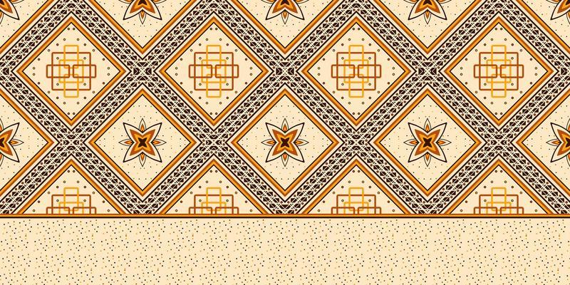 Abstract ethnic geometric pattern design for background or wallpaper.