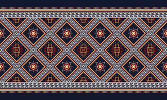 Abstract ethnic geometric pattern design for background or wallpaper. vector