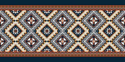 Geometric ethnic pattern seamless. vector