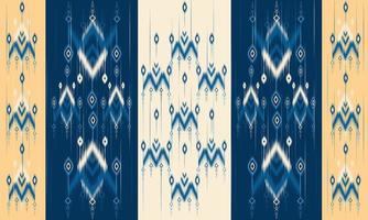 Geometric ethnic oriental ikat pattern traditional Design for background,carpet,wallpaper,clothing,wrapping,Batik,fabric,Vector illustration.embroidery style. vector