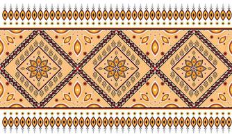 Abstract ethnic geometric pattern design for background or wallpaper. vector