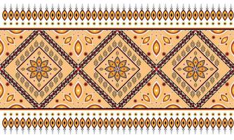 Abstract ethnic geometric pattern design for background or wallpaper. vector