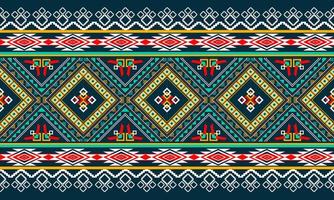 Abstract ethnic geometric pattern design for background or wallpaper. vector
