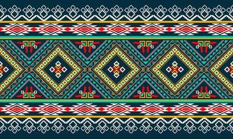 Abstract ethnic geometric pattern design for background or wallpaper. vector