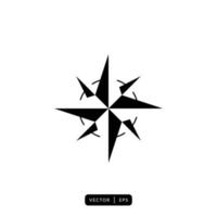Compass Icon Vector - Sign or Symbol