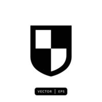 Shield Icon Vector - Sign or Symbol