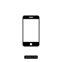 Mobile Phone Icon Vector - Sign or Symbol