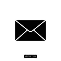 Envelope Icon Vector - Sign or Symbol