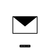 Envelope Icon Vector - Sign or Symbol