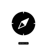 Compass Icon Vector - Sign or Symbol