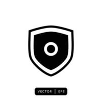 Shield Icon Vector - Sign or Symbol