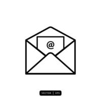 Envelope Icon Vector - Sign or Symbol