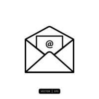 Envelope Icon Vector - Sign or Symbol