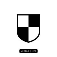 Shield Icon Vector - Sign or Symbol