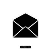 Envelope Icon Vector - Sign or Symbol