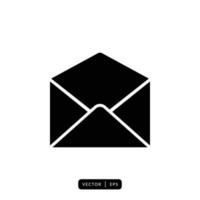 Envelope Icon Vector - Sign or Symbol